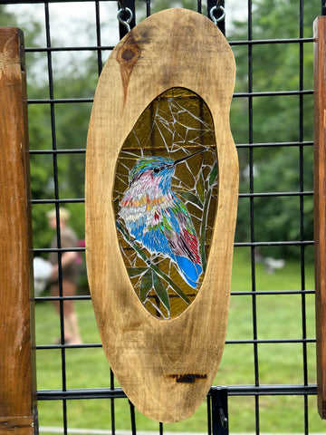 Cindy Laneville - Mosaic Artist Hummingbird!