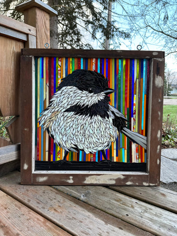 Cindy Laneville - Mosaic Artist Cheerful Chirps