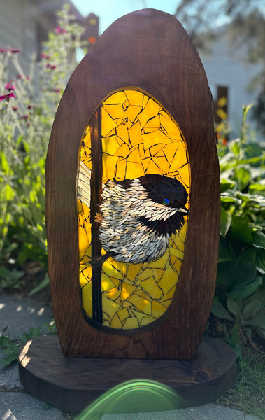 Cindy Laneville - Mosaic Artist cookies Chickadee Harmony