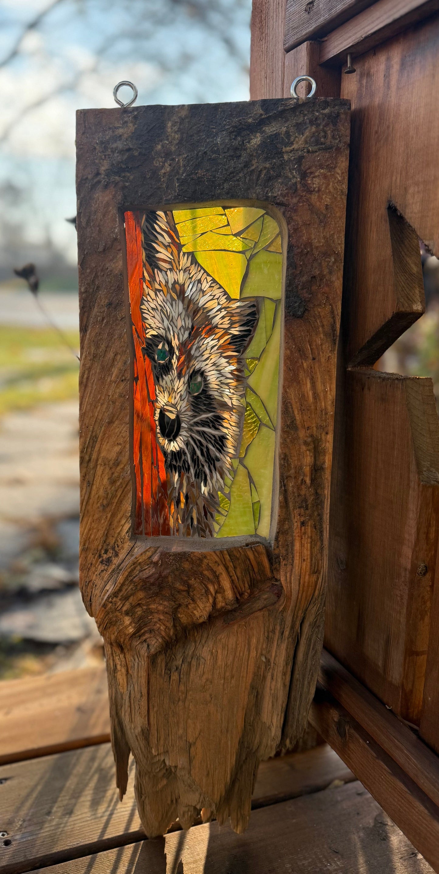 Cindy Laneville - Mosaic Artist cookies Peek a Boo! Original Glass Mosaic Artwork