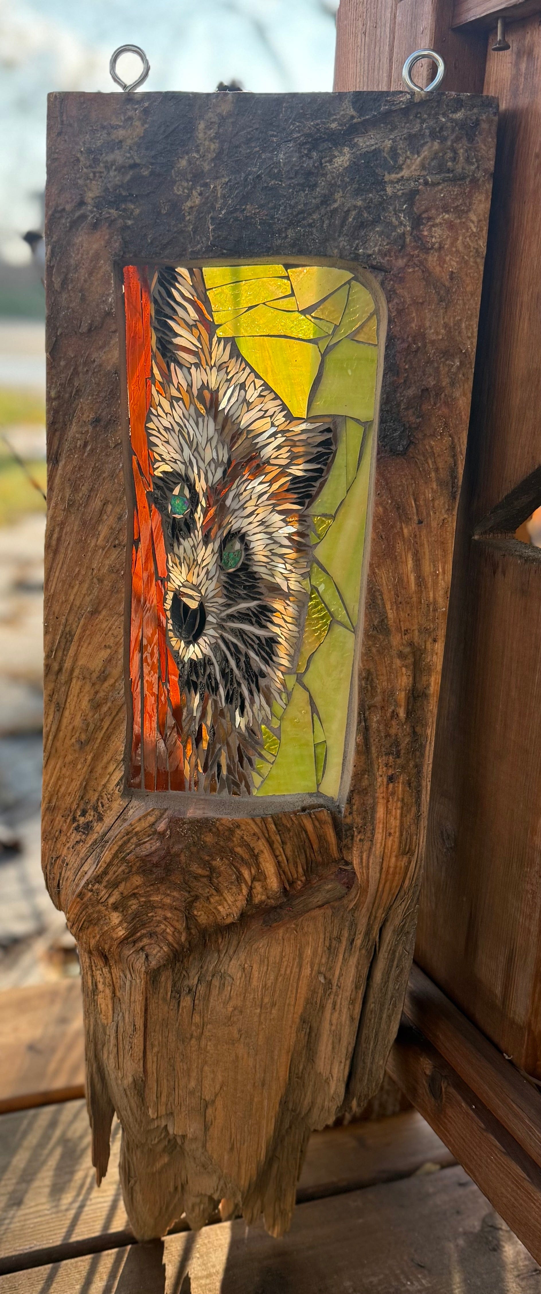 Cindy Laneville - Mosaic Artist cookies Peek a Boo! Original Glass Mosaic Artwork