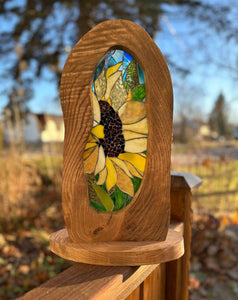 Cindy Laneville - Mosaic Artist cookies Solo Sunflower