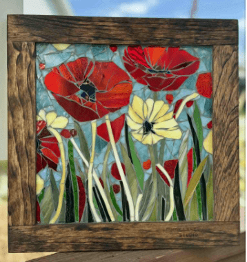 Cindy Laneville - Mosaic Artist donation/draw $10.00 Donation - Draw All proceeds to The Farley Foundation.