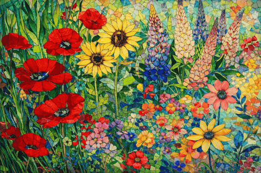 Cindy Laneville - Mosaic Artist Floral Garden Mosaic Project – 4 Session Online Course