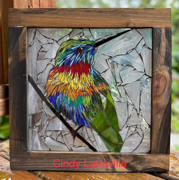 Cindy Laneville - Mosaic Artist Hummingbird DIY - with tools