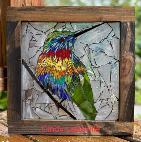 Cindy Laneville - Mosaic Artist Hummingbird DIY - with tools