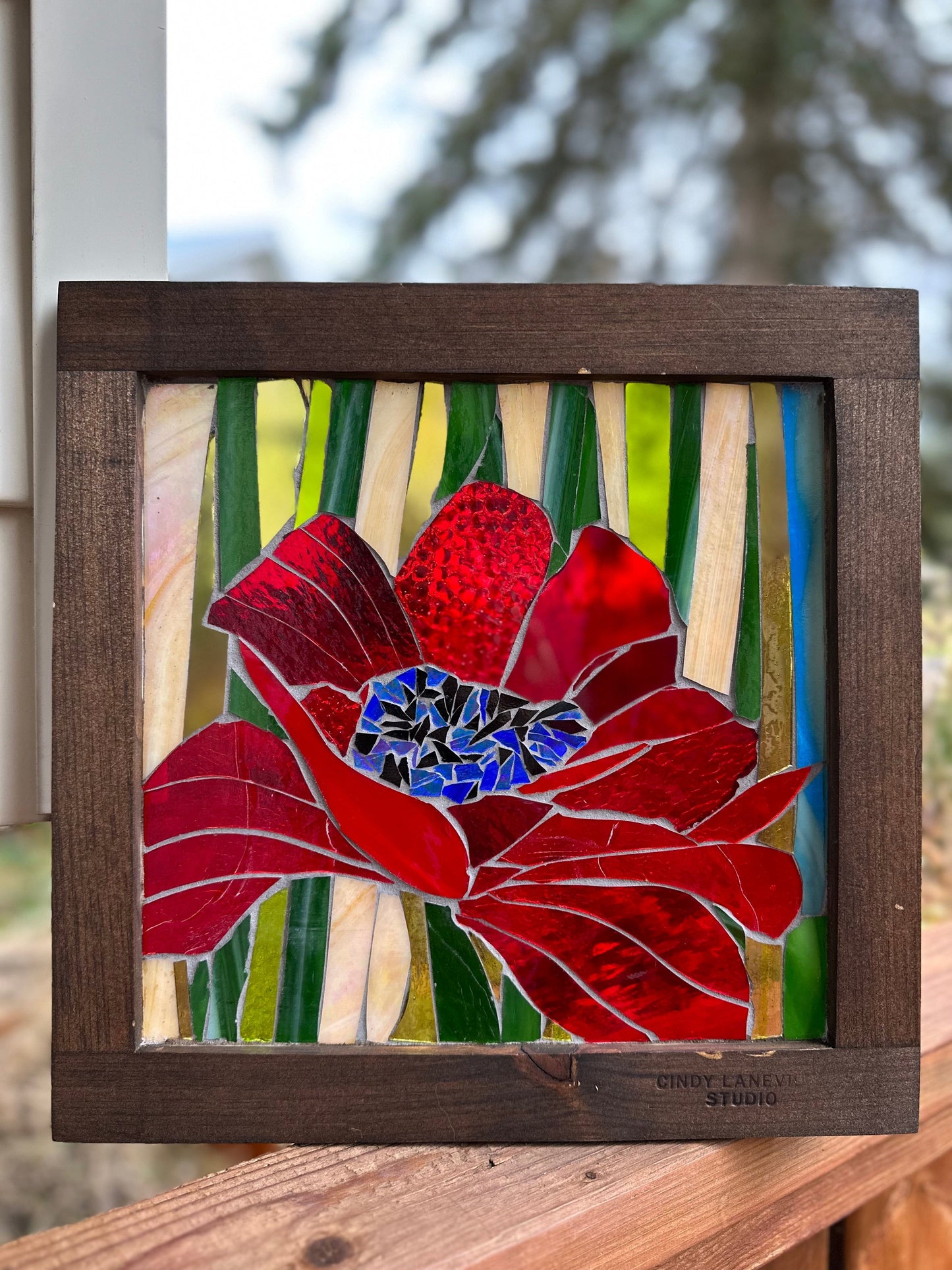 Cindy Laneville - Mosaic Artist kits DIY Solo Poppy