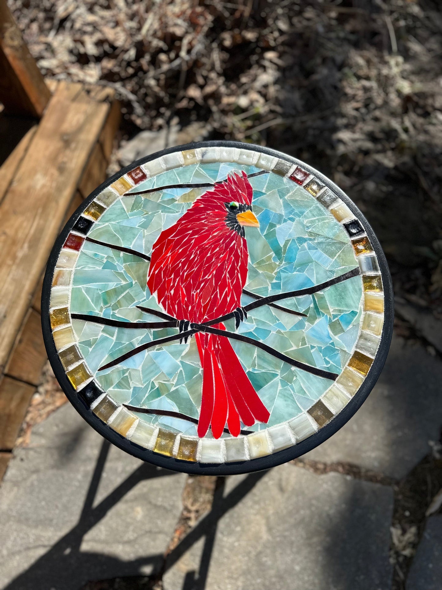 Cindy Laneville - Mosaic Artist Tables Redford - Table
