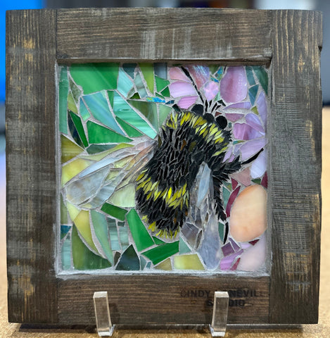 Cindy Laneville - Mosaic Artist wallart Bee's Paradise - Mini