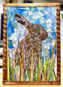 Cindy Laneville - Mosaic Artist wallart Whiskered Wonders