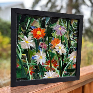 Cindy Laneville - Mosaic Artist wallart Wild Flowers