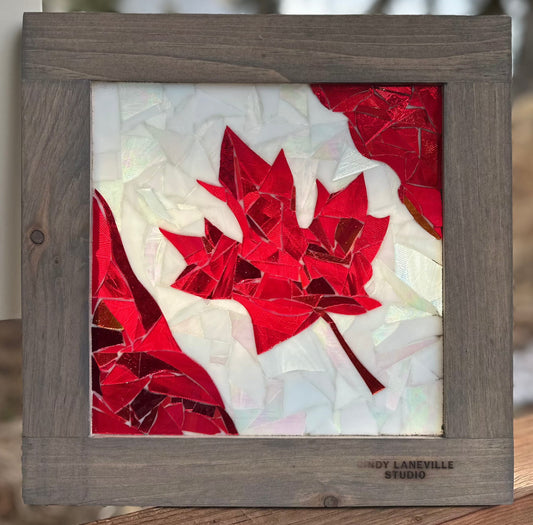 Cindy Laneville - Mosaic Artist Window True North, Bold and Free