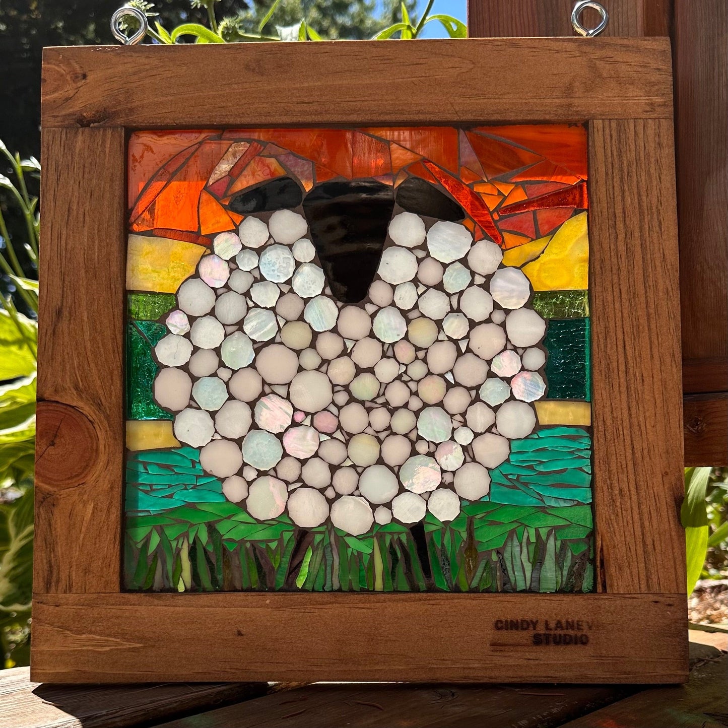 Cindy Laneville - Mosaic Artist Window Wool You Be Mine
