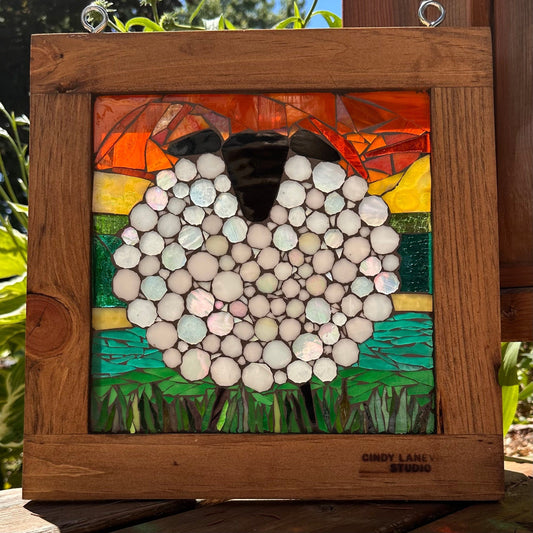 Cindy Laneville - Mosaic Artist Window Wool You Be Mine