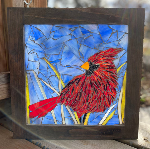Cindy Laneville - Mosaic Artist Cardinal