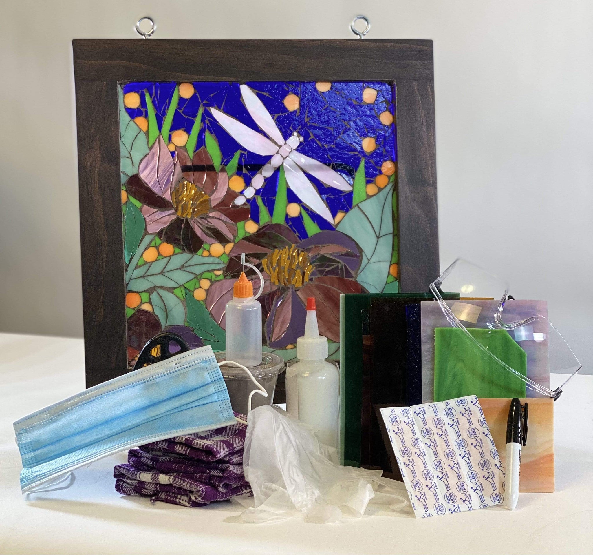 Cindy Laneville - Mosaic Artist DIY Dragonfly Garden - Tools Not Included