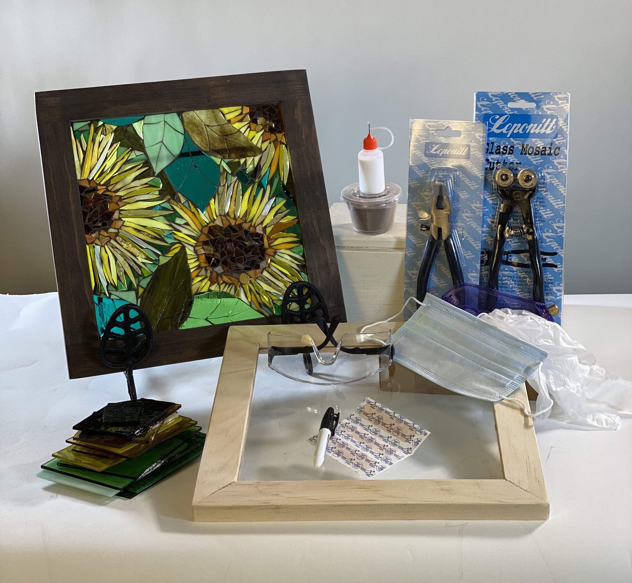 Cindy Laneville - Mosaic Artist DIY - Sunflowers