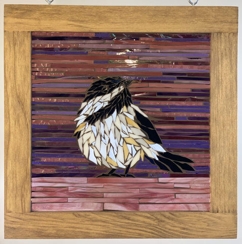 Cindy Laneville - Mosaic Artist kits DIY - Hey Little Chickadee!  - "LIVE" One on One teaching Sessions and 4 oz bottle of MAC Glue! - Tools not included!