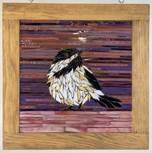 Cindy Laneville - Mosaic Artist kits DIY -  Hey Little Chickadee - With Tools plus "LIVE" One on One Teaching Sessions and 4 oz bottle of MAC Glue!
