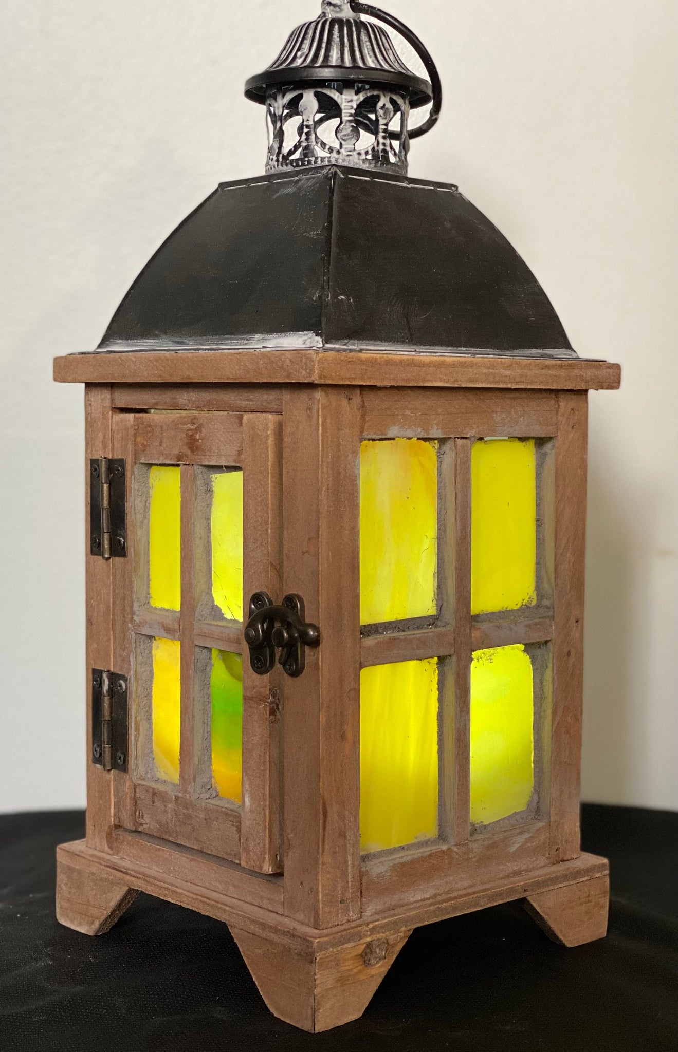 Cindy Laneville - Mosaic Artist Mini Lantern Series- Yellows